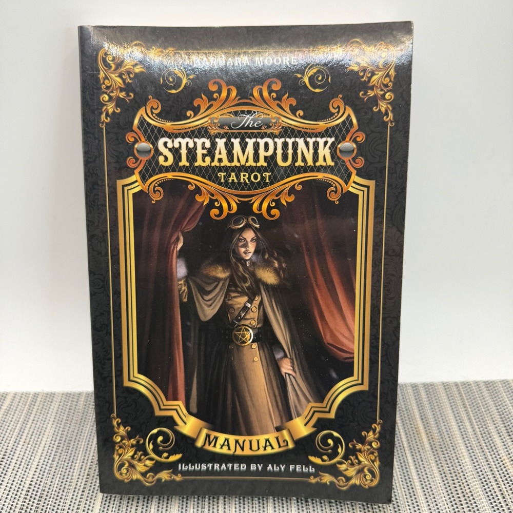 The Steampunk Tarot Manual Barbara Moore Aly Fell Llewellyn Paperback Guidebook